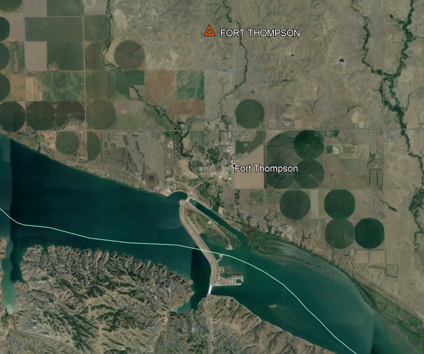 South Dakota Surveying Missouri River Commission Fort Thompson